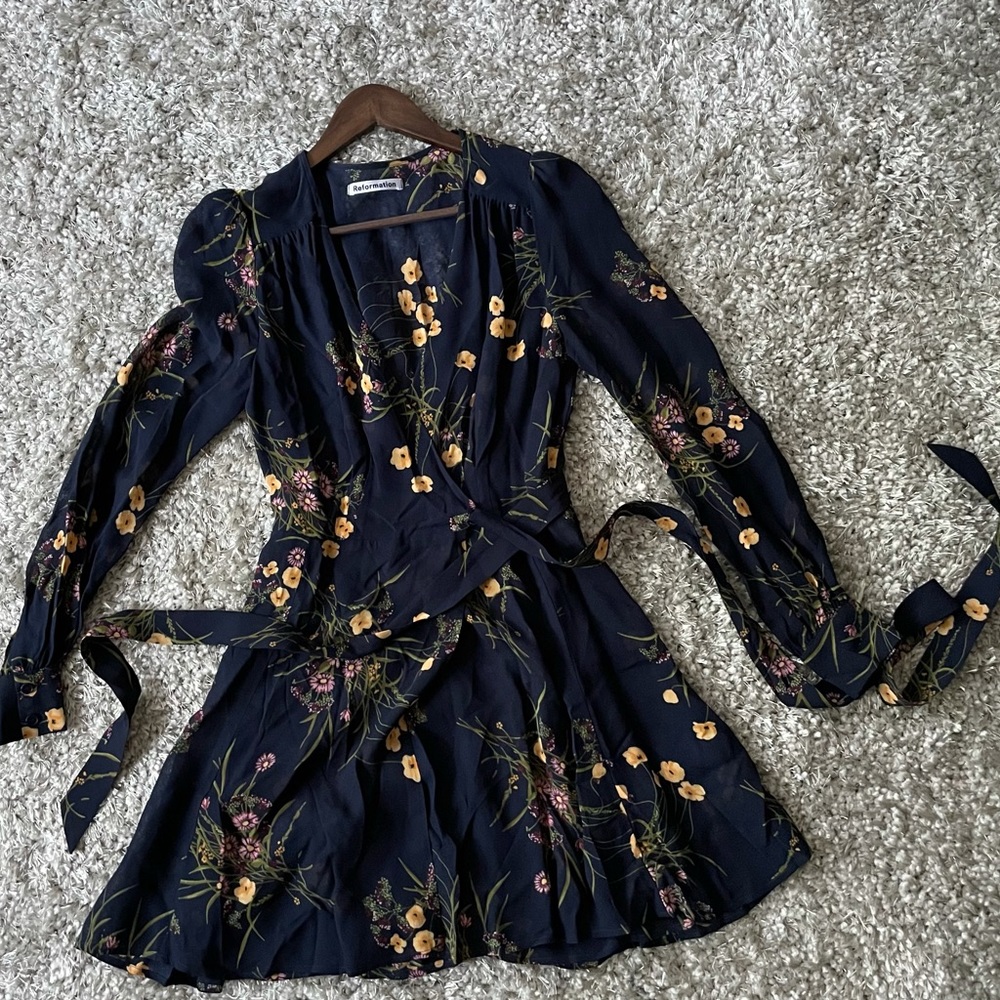 Reformation Mademoiselle Offset dress, XS